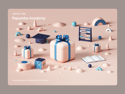 Apple- Six Days of Surprises web ux uiux ui render octanerender octane isometric ios illustration geometric design colors cinema4d c4d appstore apple app abstract 3d